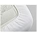 Traversa Coprimaterasso Per Letto In Spugna 100% Cotone Jacquard Made In Italy Angoli Elasticizzati Piazza E Mezza Bianco - Foto miniatura 4