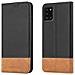 Custodia Compatibile Con Samsung Galaxy A31 In Nero Marrone - Coperchio Protettiva Con Chiusura Magnetica, Funzione Stand E Tasca Per Le Carte - Foto miniatura 8