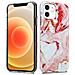 Custodia Compatibile Con Apple Iphone 12 Pro Max In Marmo Rosa Bianco No. 20 - Coperchio Protettivo In Silicone Tpu Con Motivo A Mosaico - Foto miniatura 6
