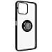 Cover Honor X8 Bimateria Anello Metallico Supporto Nera - Foto miniatura 2