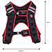 Gilet Pesi Zavorrato Da 10 Kg Allenamento Fitness Workout Corsa 43 Cm X 56-80 Cm - Foto miniatura 5
