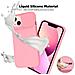 Custodia Tpu Silicone Cover Case Per Apple Iphone 7 - 8 - Se 2020 Pink - Foto miniatura 4