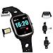 Orologio Intelligente Con Frequenza Cardiaca, Pressione Sanguigna, Posizionamento Gps Ip67 Black - Foto miniatura 3