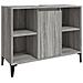 Mobile Lavabo Grigio Sonoma 80x33x60 Cm In Legno Multistrato - Foto miniatura 2