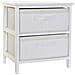 Cassettiera Dkd Home Decor Bianco Bambù Legno Di Paulownia 42 X 32 X 45 Cm - Foto miniatura 1