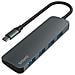 Ak-54 Caricatore Usb-c - 4 X Usb-a, Grigio - Foto miniatura 1