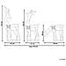 Set Di 3 Renne Decorative Con Luci Led 92 Cm Bianco Angeli - Foto miniatura 6