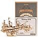 Puzzle 3d In Legno | Barca A 3 Vele - Foto miniatura 3