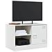 Mobile Porta TV Bianco 67x39x44 cm in Acciaio - Foto miniatura 10