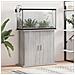 Supporto Acquario 81x36x73cm In Legno Multistrato Grigio Sonoma - Foto miniatura 8