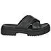 Black Softnap Casual Open Slippers Ciabatte Pelle Scarpe Donna Nero Eu 37, 9-27207-20-040 - Foto miniatura 1