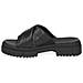 Black Softnap Casual Open Slippers Ciabatte Pelle Scarpe Donna Nero Eu 37, 9-27207-20-040 - Foto miniatura 3