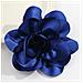 Spilla A Fiore In Raso Blue - Foto miniatura 1