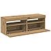 Mobili Porta TV con LED 2 pz Artigianale in Legno Multistrato - Foto miniatura 2
