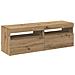 Mobili Porta TV con LED 2 pz Artigianale in Legno Multistrato - Foto miniatura 4