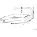 Letto Lino Sintetico Lavardens 160 X 200 Cm Tortora - Foto miniatura 2