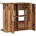 Supporto Acquario 81x36x73 cm in Legno Multistrato Legno Antico - Foto miniatura 7