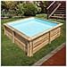 Piscina In Legno Sunbay City - 225 X 225 X 68 Cm Quadrata - Foto miniatura 1