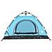 Tenda da Campeggio 4 Persone Blu a Rilascio Rapido - Foto miniatura 5