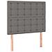 Giroletto a Molle con Materasso Grigio Scuro 90x200 cm Tessuto - Foto miniatura 6