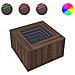 Tavolino Salotto con LED Rovere Marrone 60x60x40 cm Multistrato - Foto miniatura 1