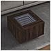 Tavolino Salotto con LED Rovere Marrone 60x60x40 cm Multistrato - Foto miniatura 2
