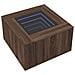 Tavolino Salotto con LED Rovere Marrone 60x60x40 cm Multistrato - Foto miniatura 3