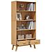 Libreria 4 Ripiani OLDEN Marrone in Legno Massello di Pino - Foto miniatura 5