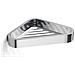 Portaoggetti Angolare Per Doccia Da Muro In Ottone, Acciaio Inox Aisi 304 E Cromall 3283 Serie Outline Cromato - Foto miniatura 1