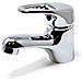 Miscelatore Monocomando Per Lavabo Cromato Con Scarico - Foto miniatura 1