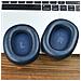 2 Cuscinetti Auricolari In Pelle Di Agnello Compatibili Con Cuffie Anc B&o Beoplay H95 - Cuscinetti Auricolari In Memory Foam Blue - Foto miniatura 4