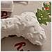 Calza Di Natale Renna - Decorazione Festiva In Peluche Ricamata Bianca - Foto miniatura 5