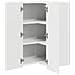 Armadio pensile Riga Bianco 57 x 57 x 80 cm Legno multistrato - Foto miniatura 5