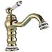 Rubinetto per lavabo da bagno, Blackswan, tipo M41, modello oro, misura 20 cm - Foto miniatura 1