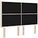 Testiera LED con luci a strisce a LED Crema 144 cm Poliestere - Foto miniatura 7