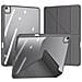 Cover per iPad Air 13 (2025) - TPU+PC+Pelle /PU, Grigio, Auto Wake /Sleep - Foto miniatura 2
