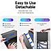 Cover per iPad Air 13 (2025) - TPU+PC+Pelle /PU, Grigio, Auto Wake /Sleep - Foto miniatura 4