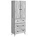 Set di armadi 2 pcs Sonoma grigio 66 x 34,5 x 90 cm - Foto miniatura 1