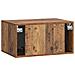 Mobile Porta TV da Muro Legno antico 59,5 x 41 x 30 cm - Foto miniatura 6