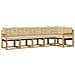 Set di divani da esterno con cuscino 6 pcs Bianco e Beige - Foto miniatura 1