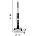 X-Clean 7 GZ5735E0 scopa elettrica Aspirapolvere elettrica Batteria Secco e bagnato Senza sacchetto 0,5 L Nero, Cromo - Foto miniatura 2