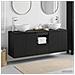 Set di Armadi da Bagno 3 pz Nero 49,5 x 35 x 63 cm - Foto miniatura 6