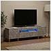 Mobile TV LED Grigio Cemento Legno ingegnerizzato - Foto miniatura 4