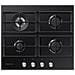 Piano Cottura NA64H3010AK a Gas 4 Fuochi Colore Nero con FSD - Foto miniatura 6