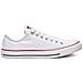 All Star Scarpe Uomo Donna Bianche Basse Tela Ox Optic 37,5 - Foto miniatura 18
