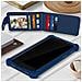 Cover Smartphone 4,7"" A 5,0"" Cover Universale Silicone Porta-carte - Blu - Foto miniatura 3