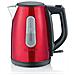 WK 3417 Bollitore, 2200 W, Circa 1,0 l, Sistema Centrale Cordless a 360°, Grande Apertura del Coperchio, Filtro anticalcare Lavabile, 1 Liter, Nero / Rosso - Foto miniatura 1