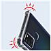 Cover Samsung Galaxy A21s Silicone Bumper Resistente Trasparente - - Foto miniatura 8