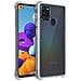 Cover Samsung Galaxy A21s Silicone Bumper Resistente Trasparente - - Foto miniatura 5