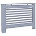 Copertura per Radiatore Antracite 112x19x81,5 cm in MDF - Foto miniatura 1